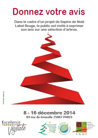 Affiche jurys sapins de noël label rouge 2014